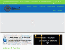 Tablet Screenshot of deportesorolla.com